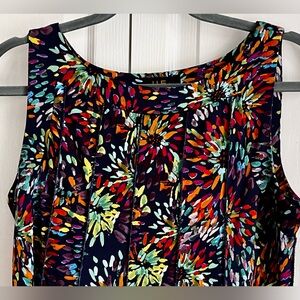 I LE WOMENS DRESS, MULTICOLORED, JERSEY, size 12